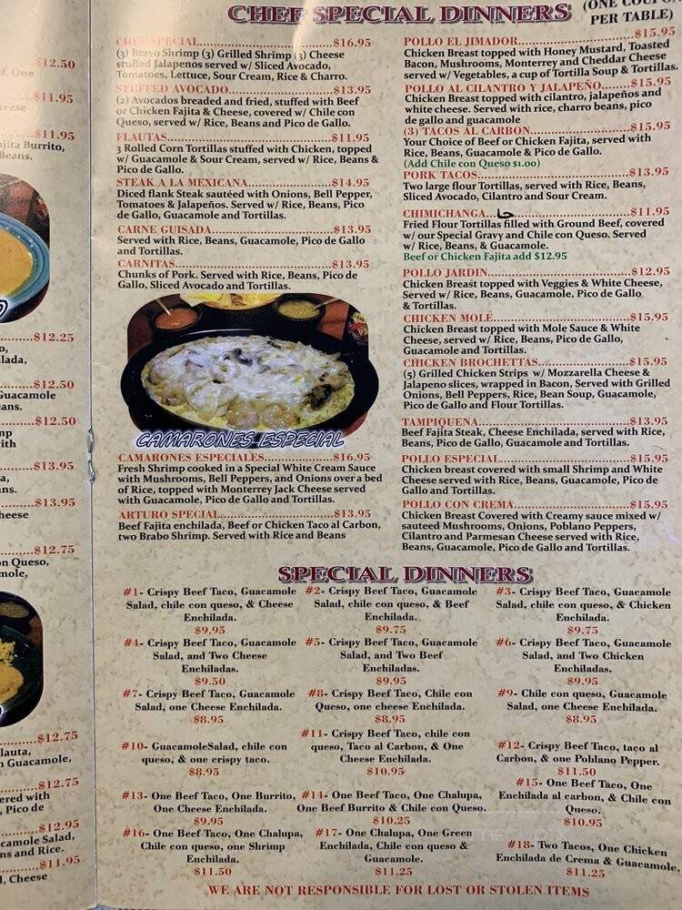 El Jimador Mexican Restaurant - Cypress, TX menu_pic