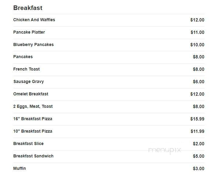 Pizzaland - Orrington, ME menu_pic