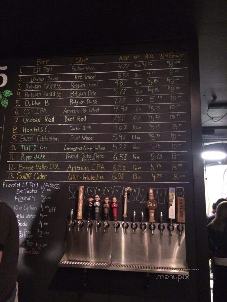 515 Brewing Company - Clive, IA menu_pic