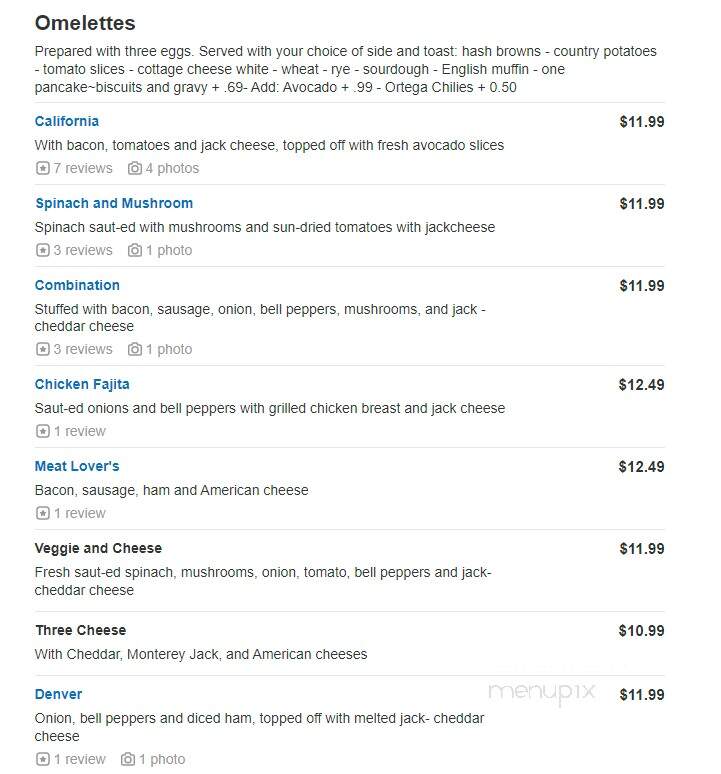 Abby's Cafe - Hemet, CA menu_pic