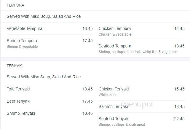 China Sky - Norridgewock, ME menu_pic