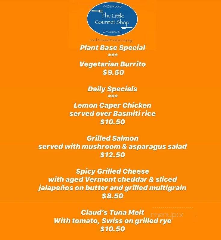 Little Gourmet Shop - Stamford, CT menu_pic