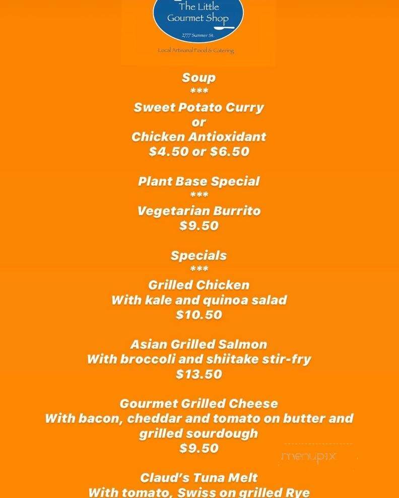 Little Gourmet Shop - Stamford, CT menu_pic