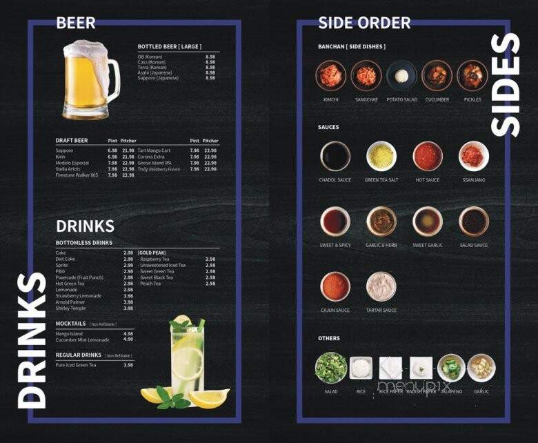 Gen Korean BBQ - Cerritos, CA menu_pic