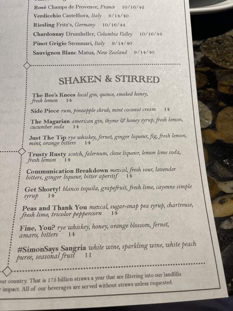 Carson Kitchen - Las Vegas, NV menu_pic