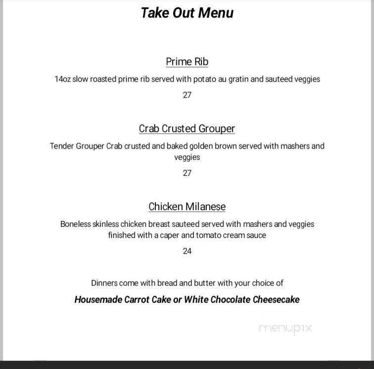 Chowder House Cafe - Cuyahoga Falls, OH menu_pic