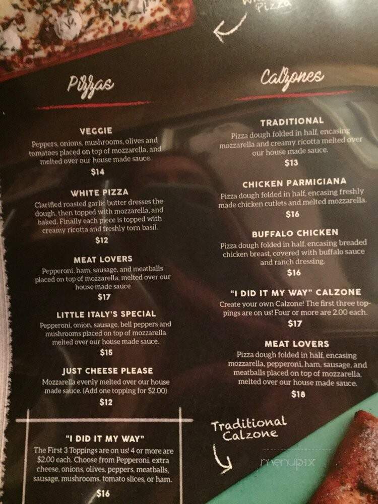 Chicago's Little Italy's Restaurant - Lutz, FL menu_pic