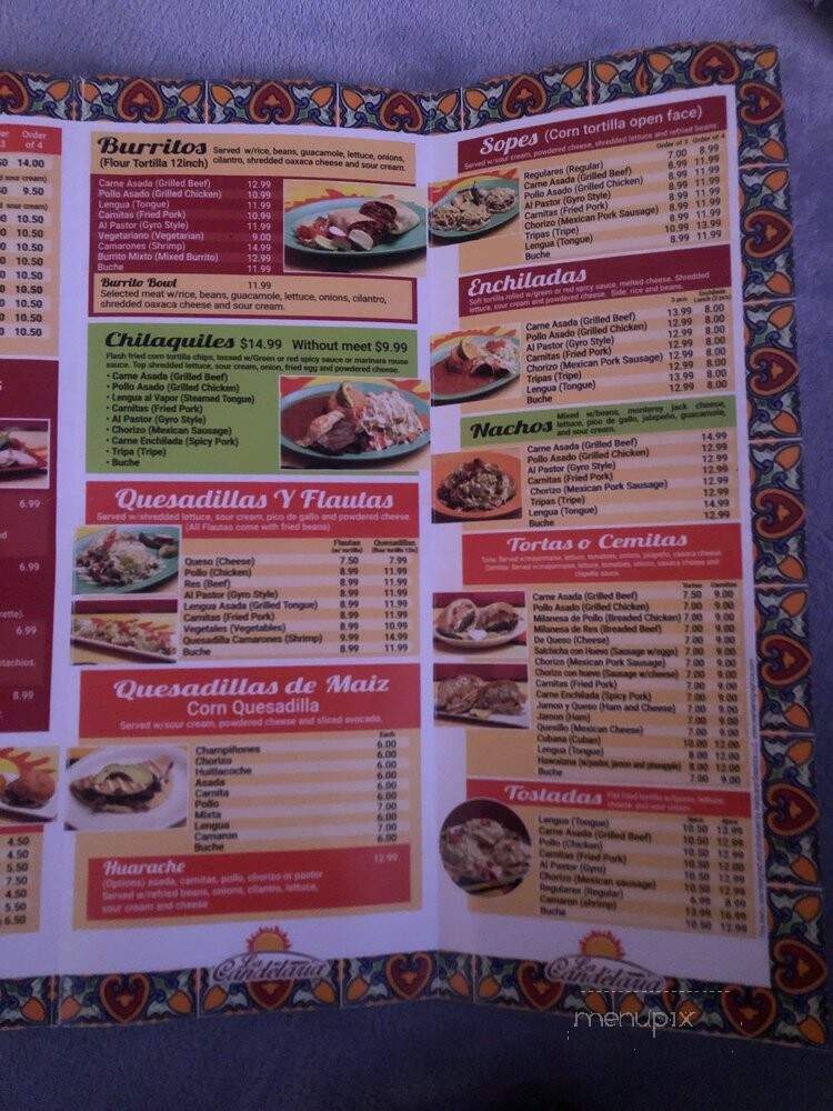 La Candelaria Restaurant - Bergenfield, NJ menu_pic