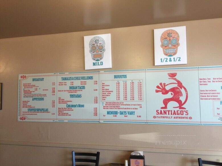 Santiago's - Loveland, CO menu_pic