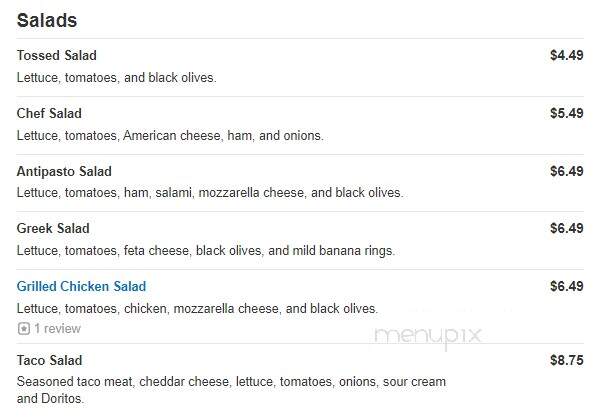 All Sports Pizza - Taylor, MI menu_pic