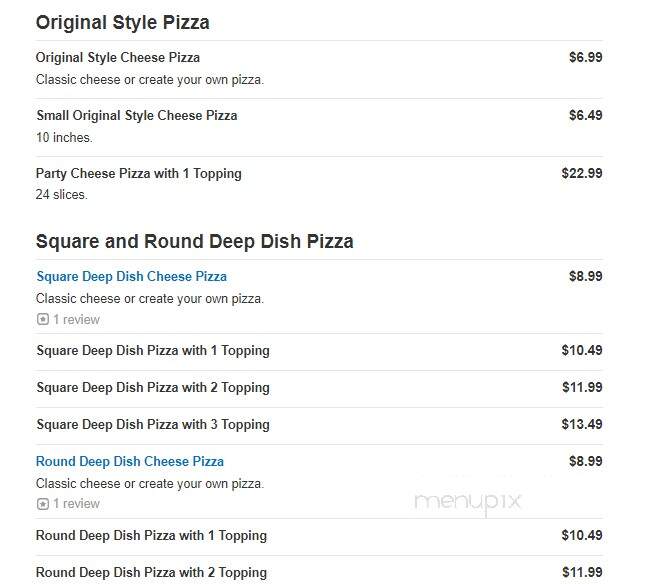All Sports Pizza - Taylor, MI menu_pic