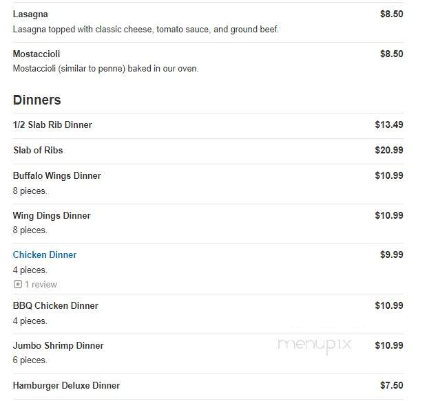 All Sports Pizza - Taylor, MI menu_pic