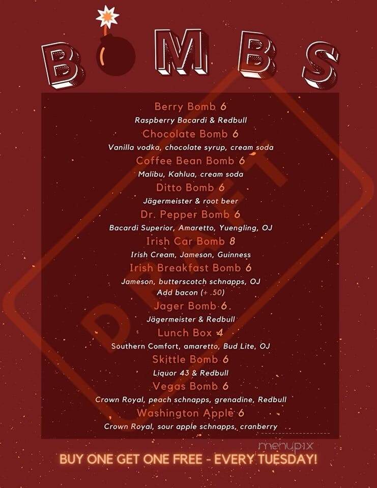 Buffington's - Milledgeville, GA menu_pic