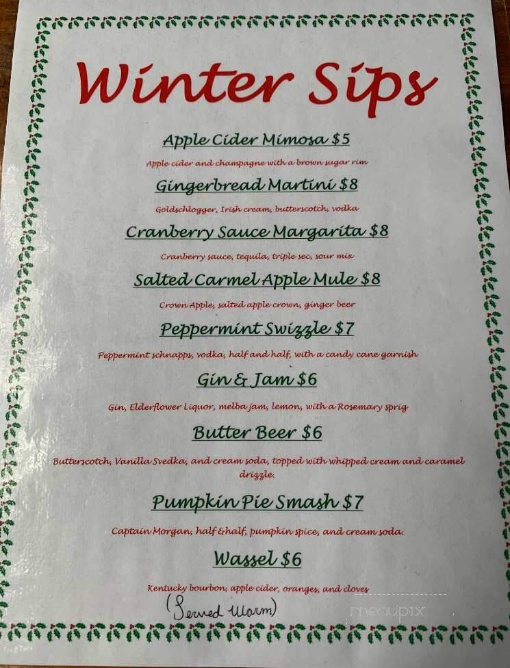Buffington's - Milledgeville, GA menu_pic