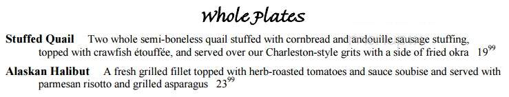 Plates on the Square - Carrollton, GA menu_pic
