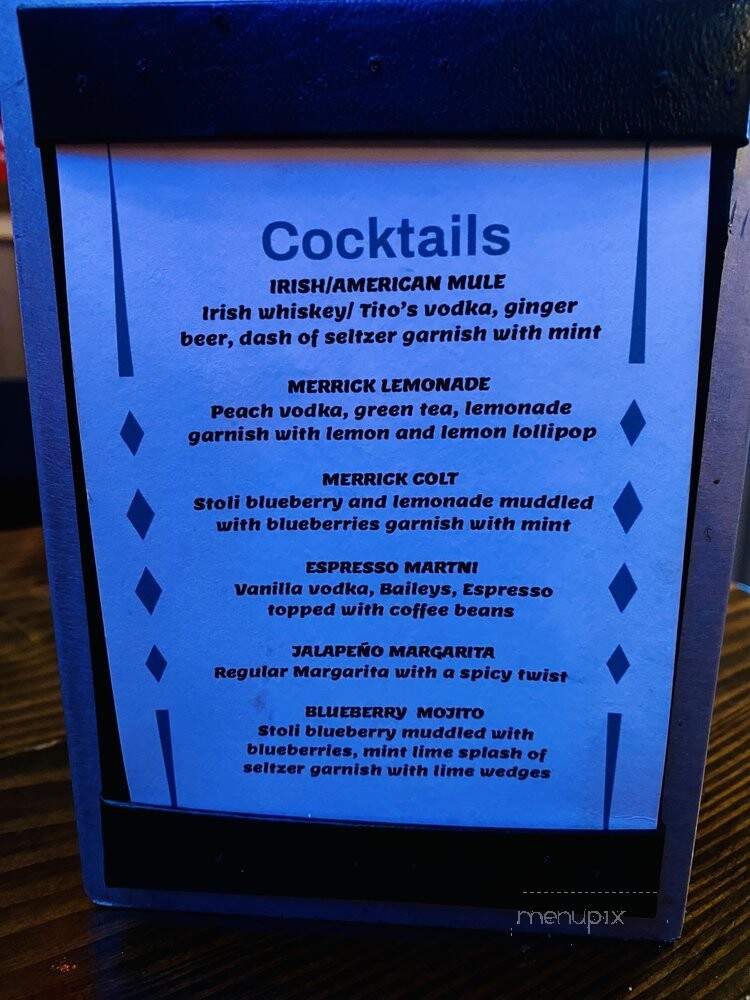 Paddy Power - Merrick, NY menu_pic