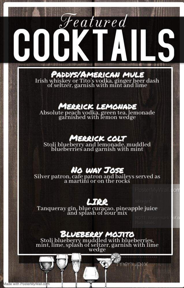 Paddy Power - Merrick, NY menu_pic