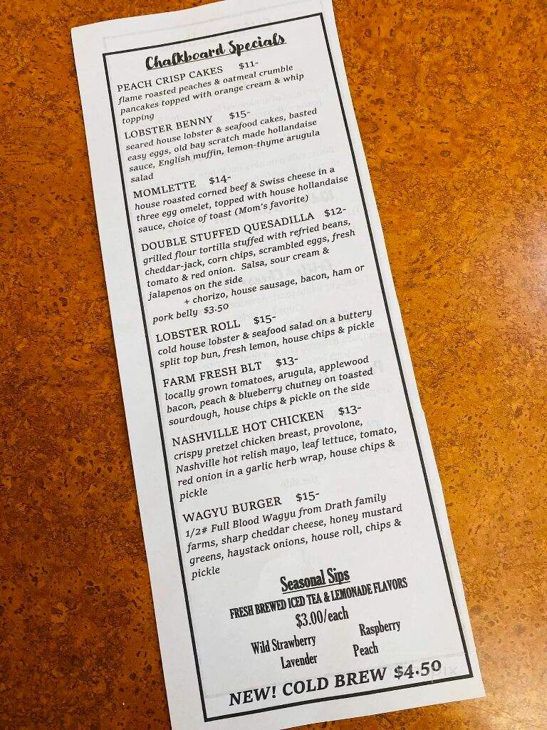 Sixth Street Filling Station - Wausau, WI menu_pic