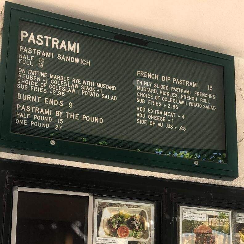 Johnny's Pastrami - Los Angeles, CA menu_pic