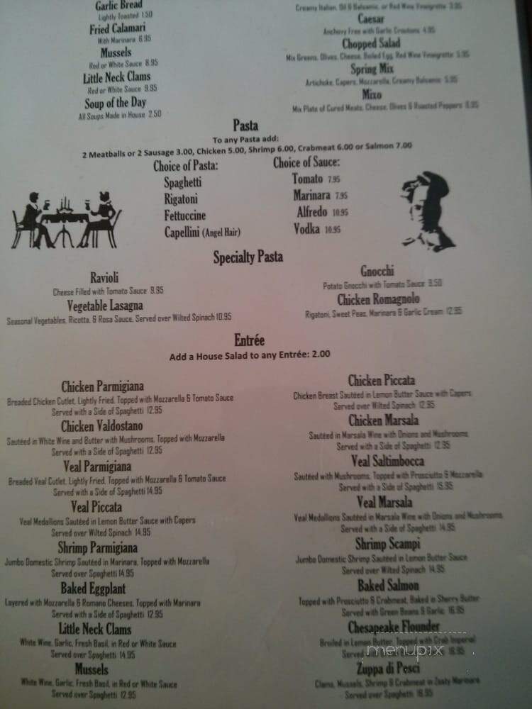 Ristorante Gennaro - Aston, PA menu_pic