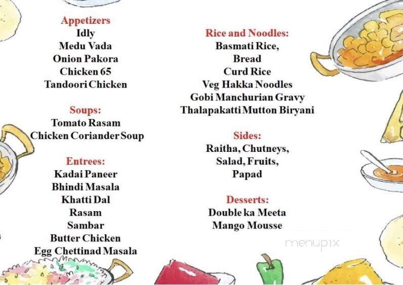 Karaikudi Chettinad - Edison, NJ menu_pic