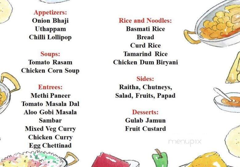 Karaikudi Chettinad - Edison, NJ menu_pic