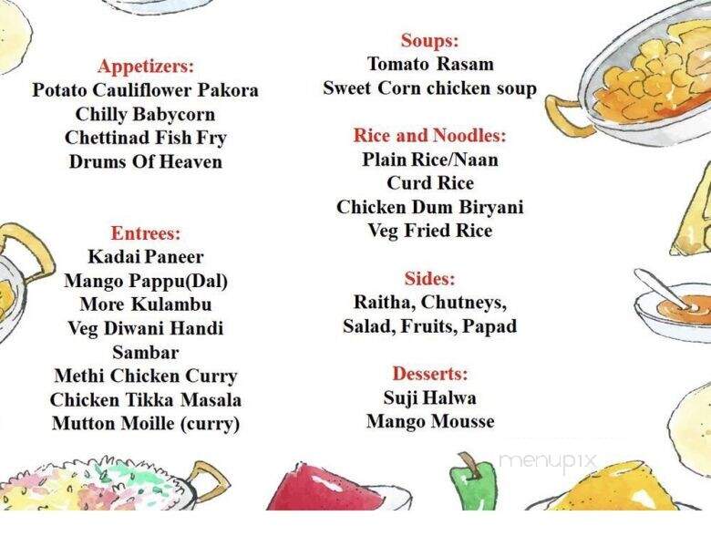 Karaikudi Chettinad - Edison, NJ menu_pic