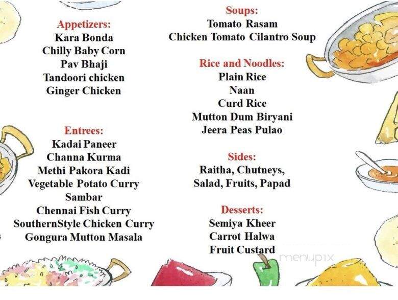 Karaikudi Chettinad - Edison, NJ menu_pic
