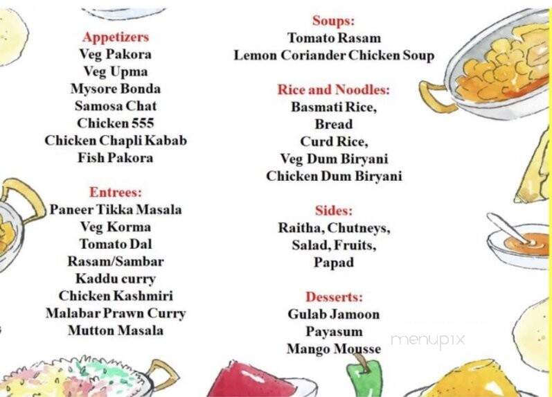 Karaikudi Chettinad - Edison, NJ menu_pic