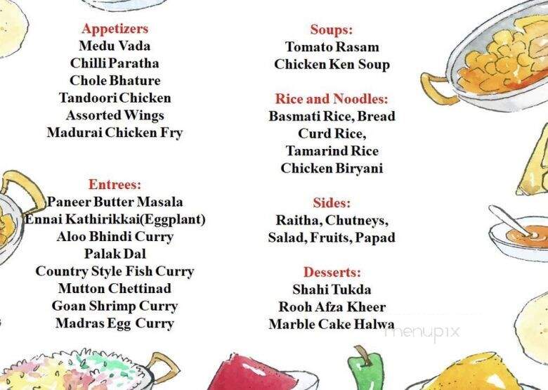 Karaikudi Chettinad - Edison, NJ menu_pic