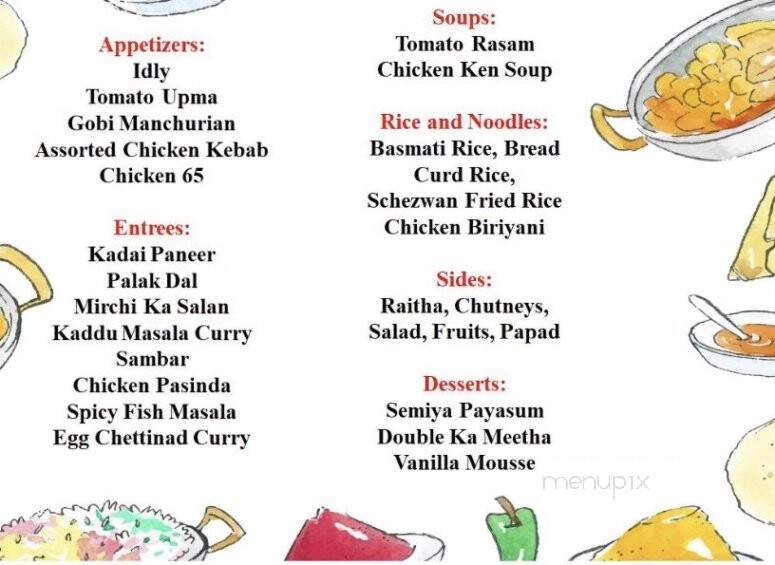 Karaikudi Chettinad - Edison, NJ menu_pic
