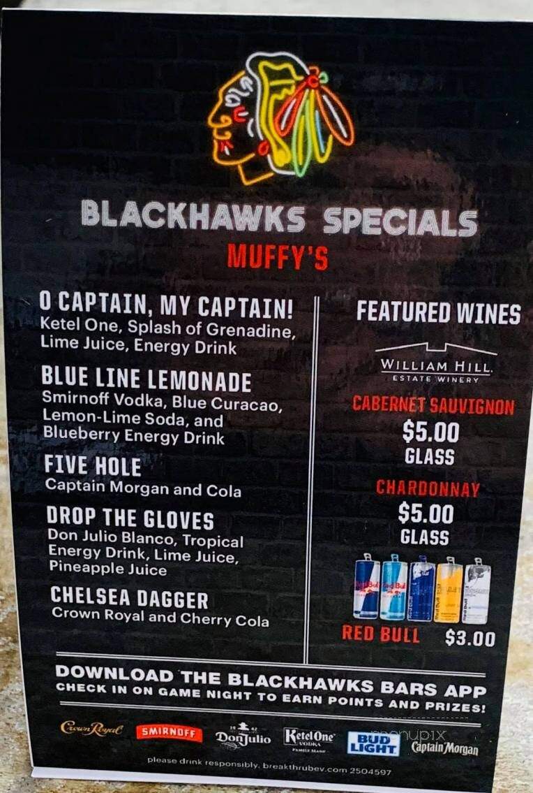 Muffy's Incorporated - Ottawa, IL menu_pic
