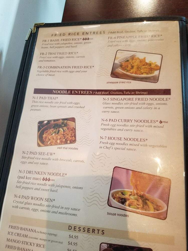 Thai Heaven - Hapeville, GA menu_pic