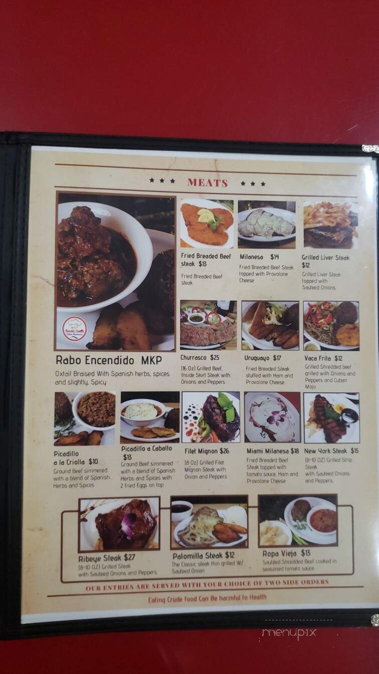 Rincon Criollo - Houston, TX menu_pic
