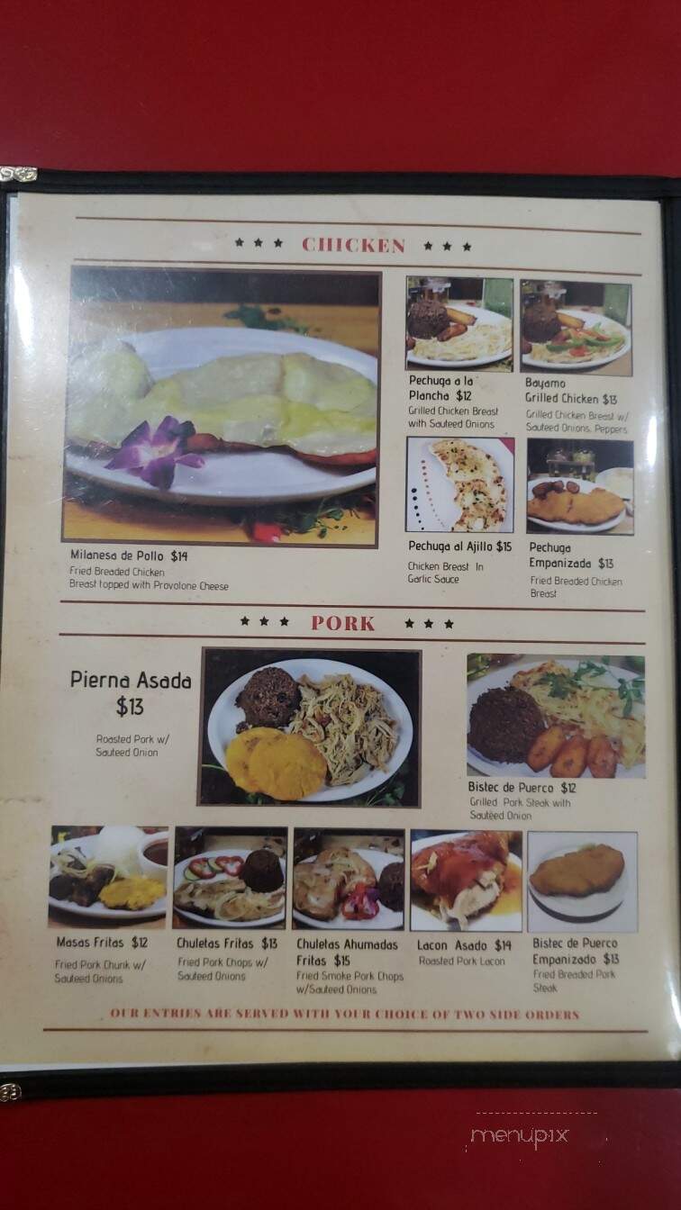 Rincon Criollo - Houston, TX menu_pic