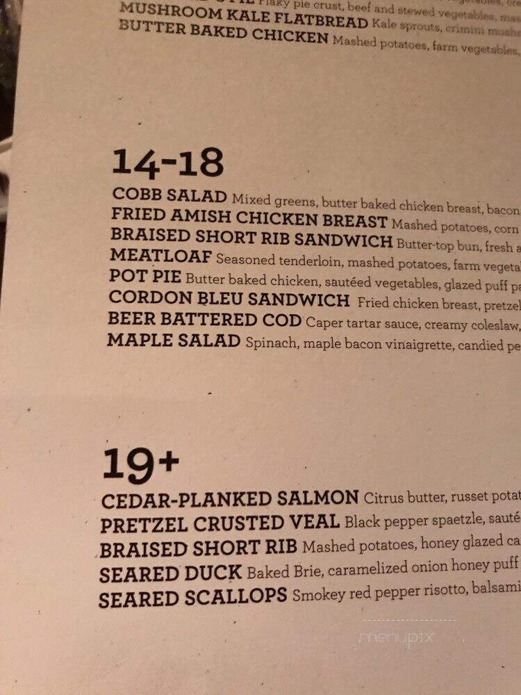 ParkSide 23 - Brookfield, WI menu_pic