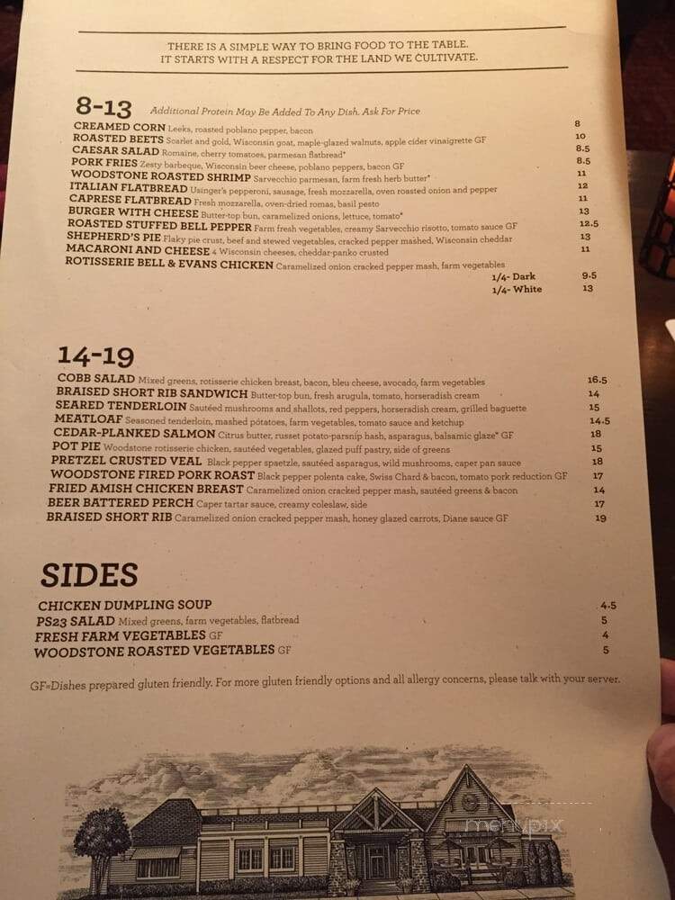 ParkSide 23 - Brookfield, WI menu_pic