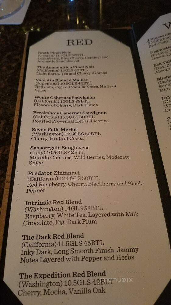 ParkSide 23 - Brookfield, WI menu_pic