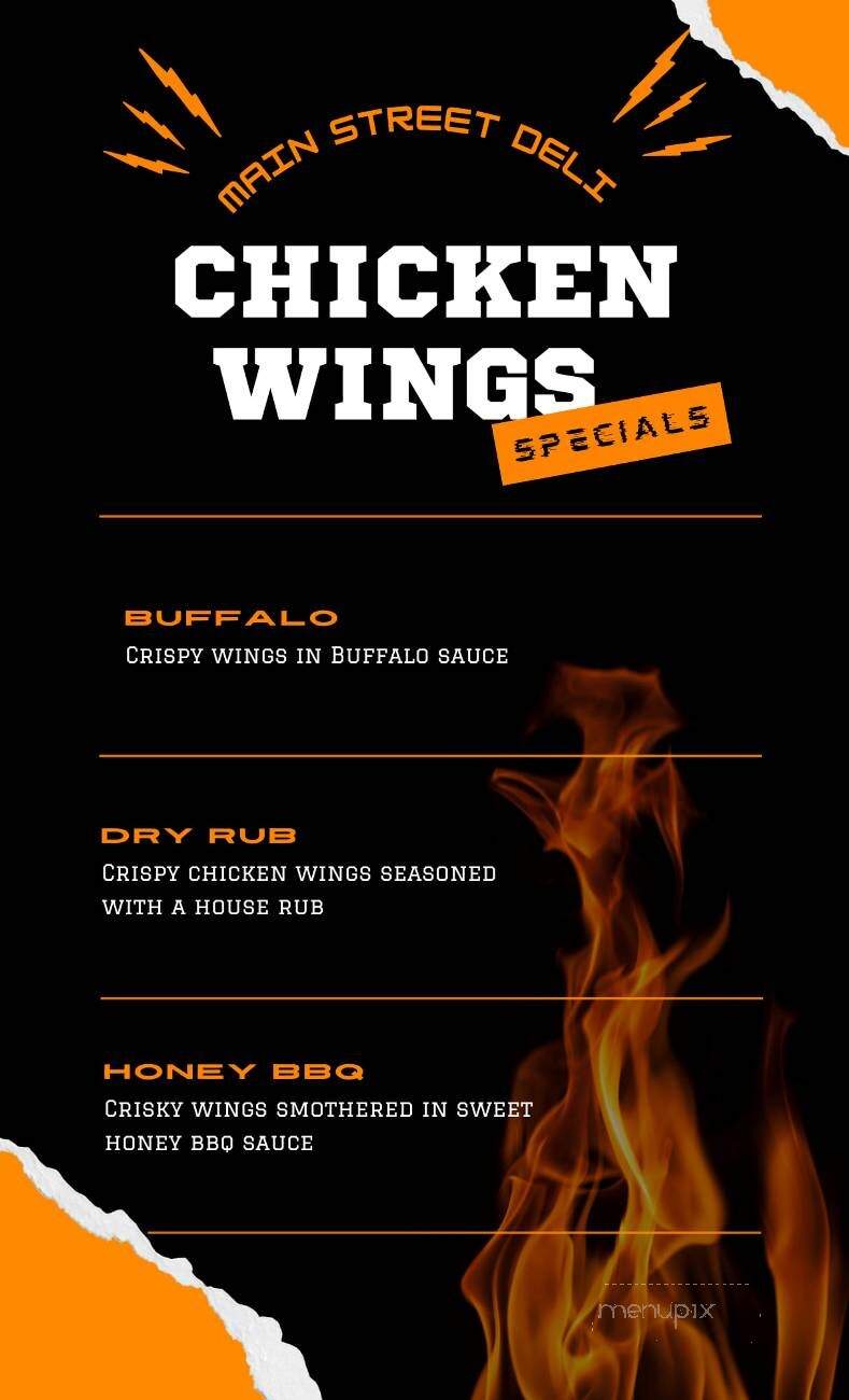 Main Street Deli - Evanston, WY menu_pic