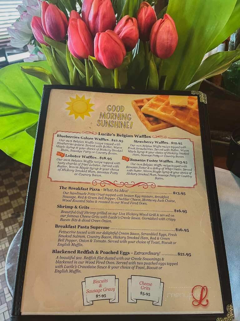 Lucile's Stateside Bistro - Fort Worth, TX menu_pic