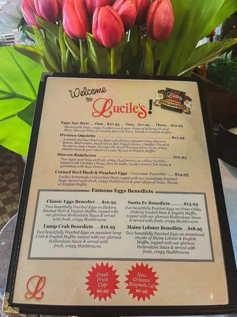 Lucile's Stateside Bistro - Fort Worth, TX menu_pic