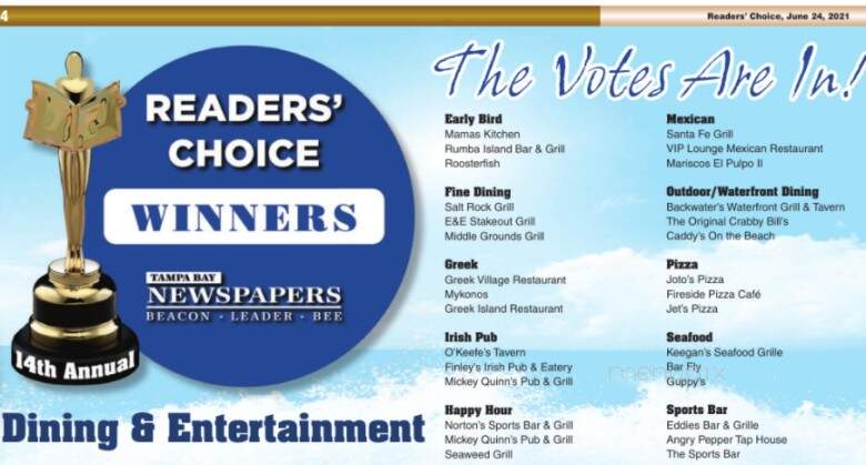 Joto's Pizza - Seminole, FL menu_pic
