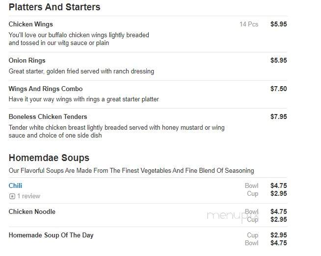 Sugar & Spice Family Restaurant - Sarasota, FL menu_pic