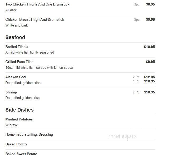 Sugar & Spice Family Restaurant - Sarasota, FL menu_pic