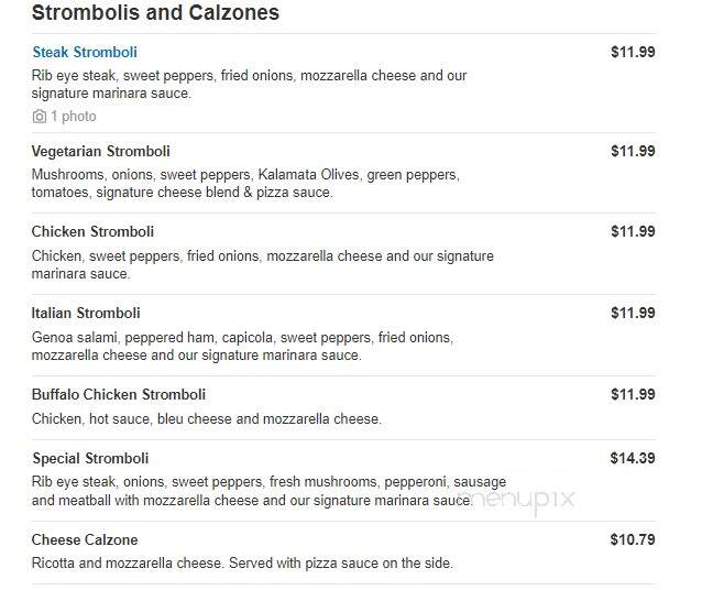 Pat's Pizzeria - New Castle, DE menu_pic