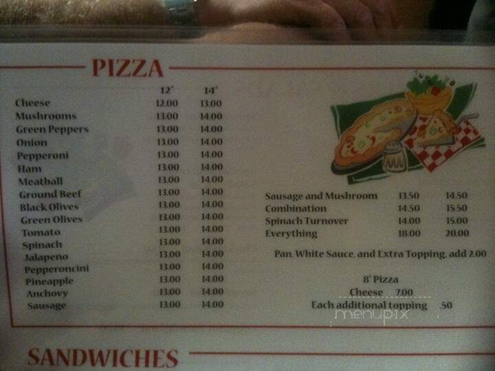 Roma's Pizzeria & Restaurant - Berrien Springs, MI menu_pic