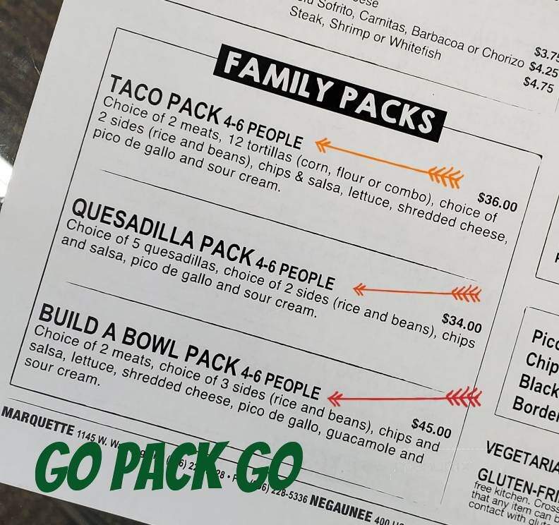 Border Grill - Negaunee, MI menu_pic