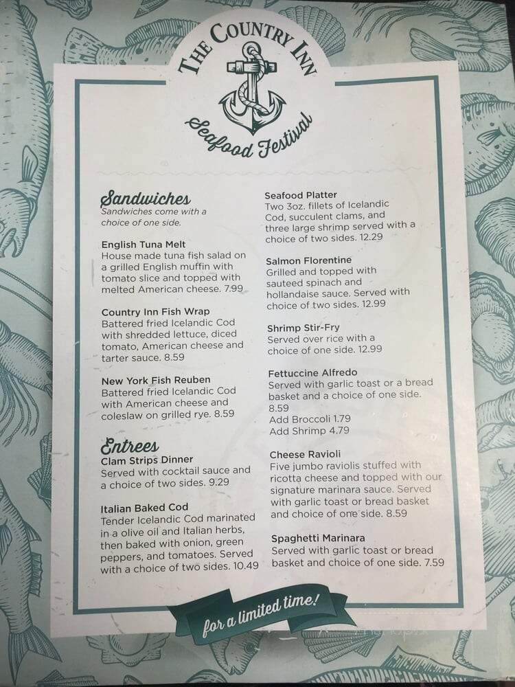 Country Inn - New Baltimore, MI menu_pic