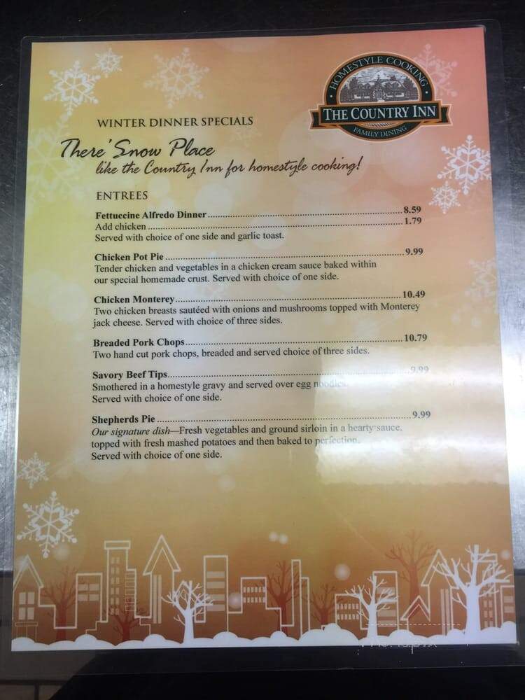 Country Inn - New Baltimore, MI menu_pic