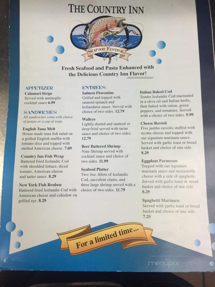 Country Inn - New Baltimore, MI menu_pic